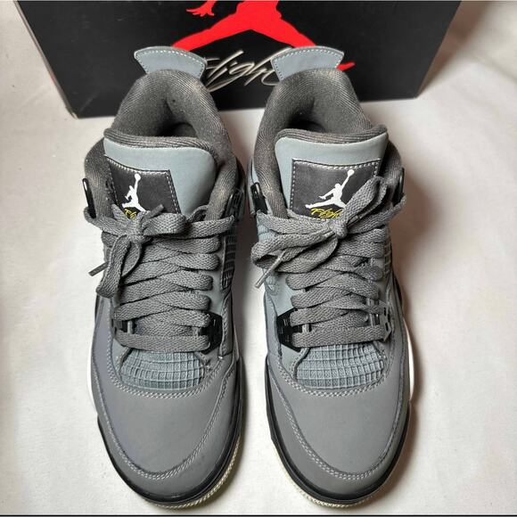 Size 6 - Nike Air Jordan 4 Retro GS Cool Grey 2019 Men's Shoes Ships Now - Picture 4 of 10